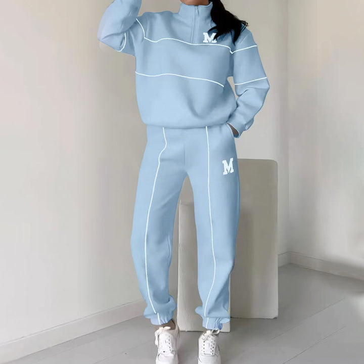 Jade - Bluza lniana casualowa komplet 2 sztuki