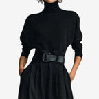 Sylenna – Elegancki kombinezon z wysokim kołnierzem