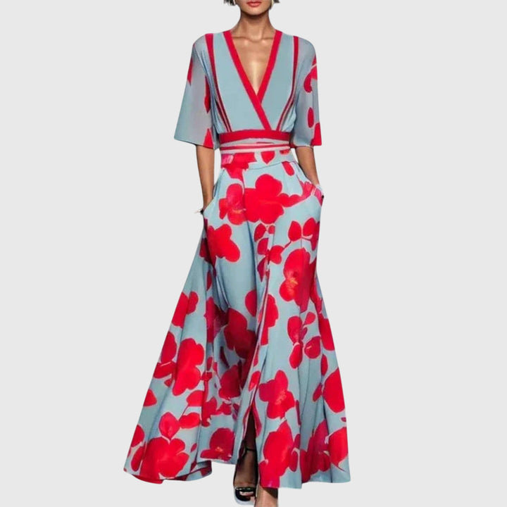 Izabella | Elegancka Sukienka Maxi z Charakterem