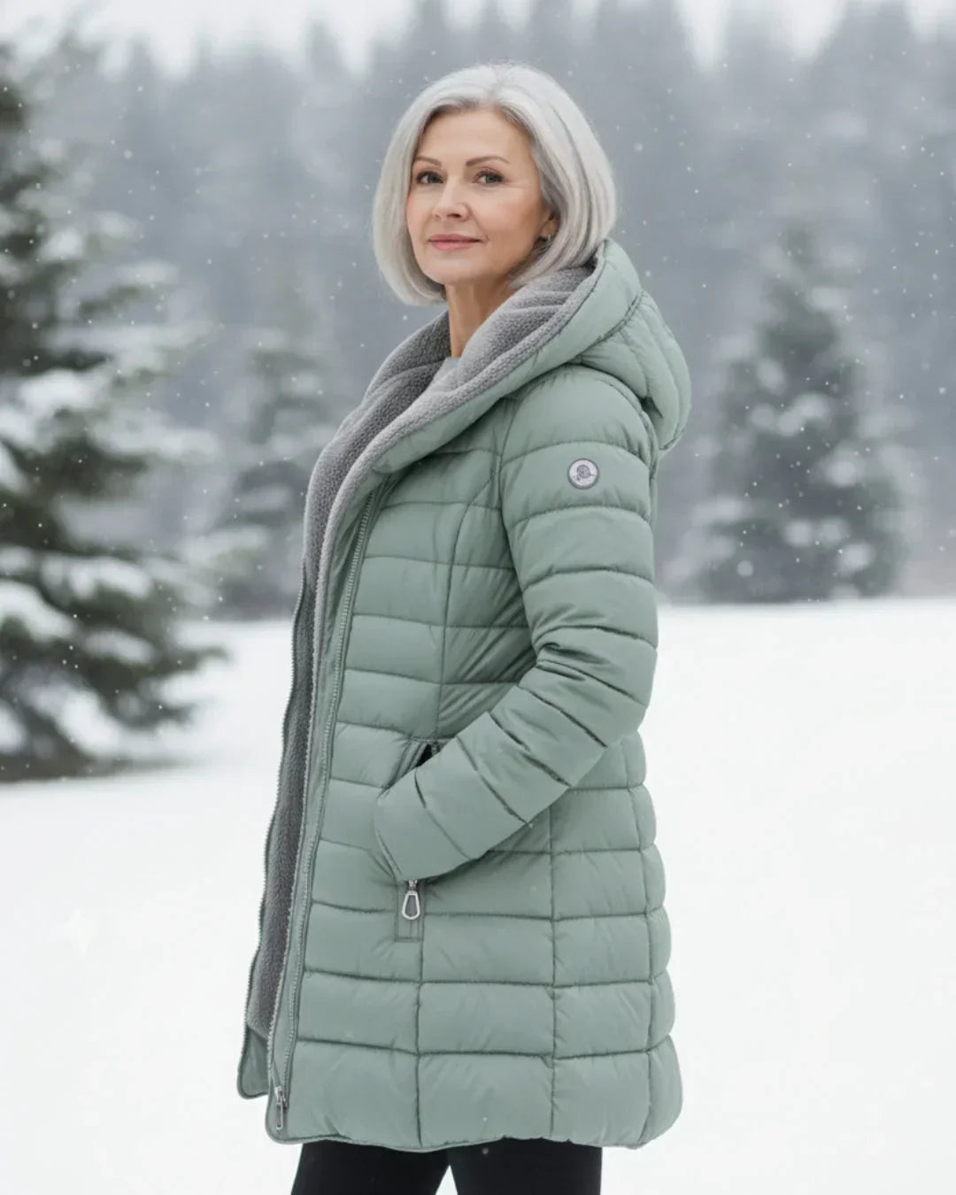 Anna | Elegancka Kurtka z Kapturem