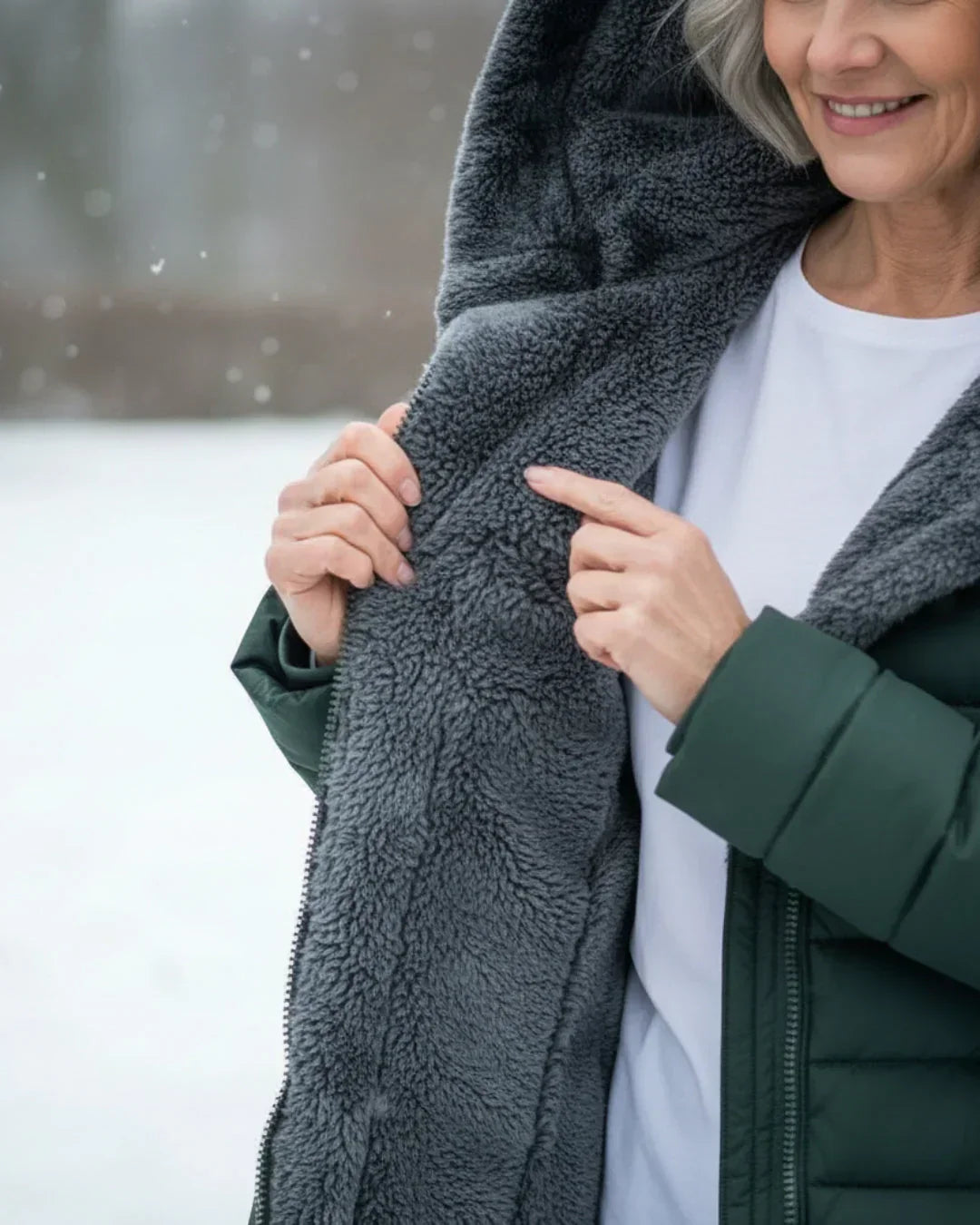 Anna | Elegancka Kurtka z Kapturem