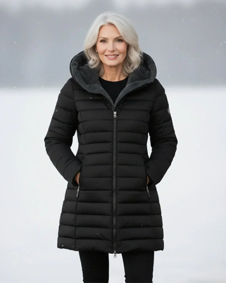 Anna | Elegancka Kurtka z Kapturem