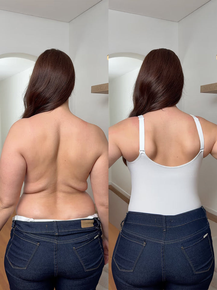 Martyna | Modelująca koszulka z wbudowanym biustonoszem