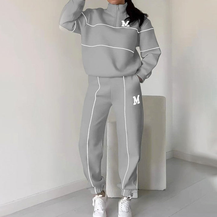 Jade - Bluza lniana casualowa komplet 2 sztuki
