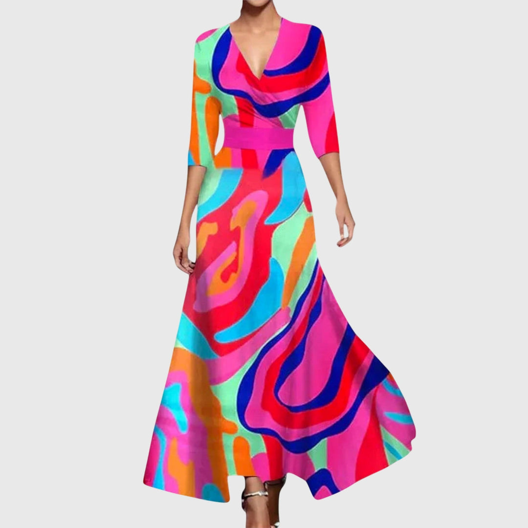 Izabella | Elegancka Sukienka Maxi z Charakterem