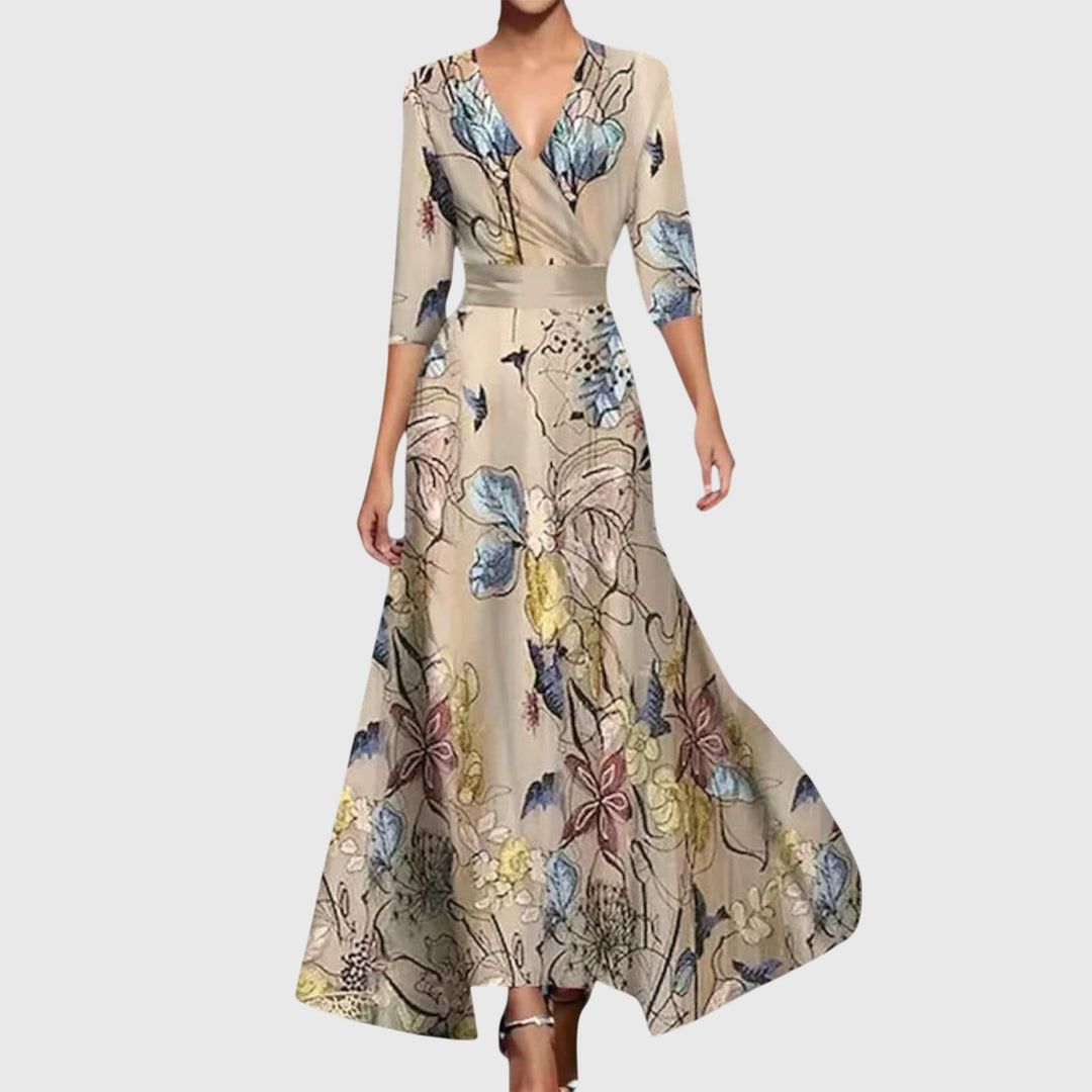 Izabella | Elegancka Sukienka Maxi z Charakterem
