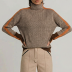 Martina™ | Sweter z wysokim kołnierzem