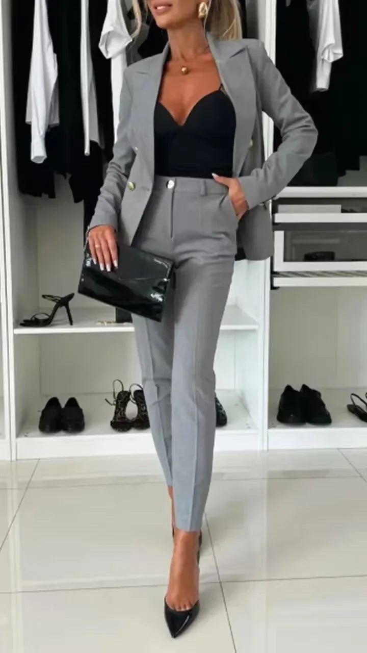 Iwona | Elegancki Garnitur Damski