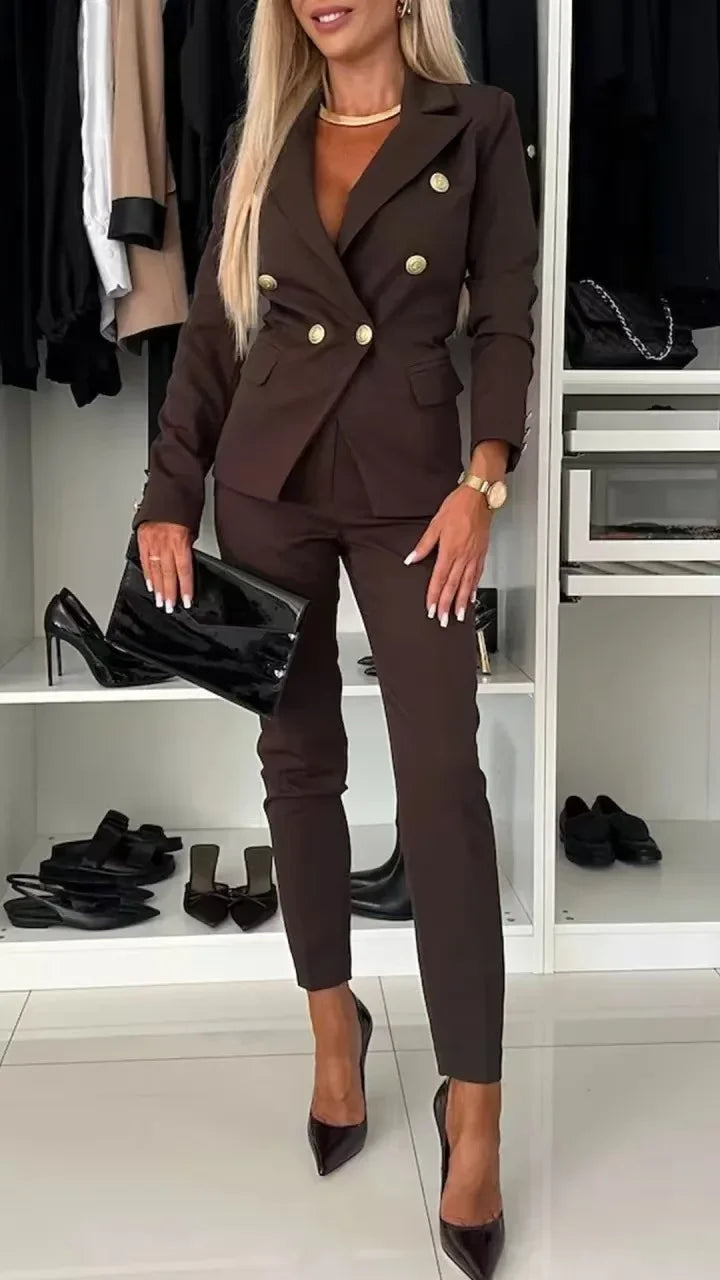 Iwona | Elegancki Garnitur Damski