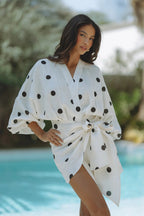 Elowina – Bluzka lniana z b ufiastymi rękawami