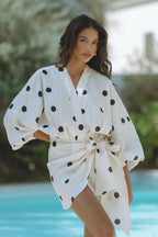 Elowina – Bluzka lniana z b ufiastymi rękawami