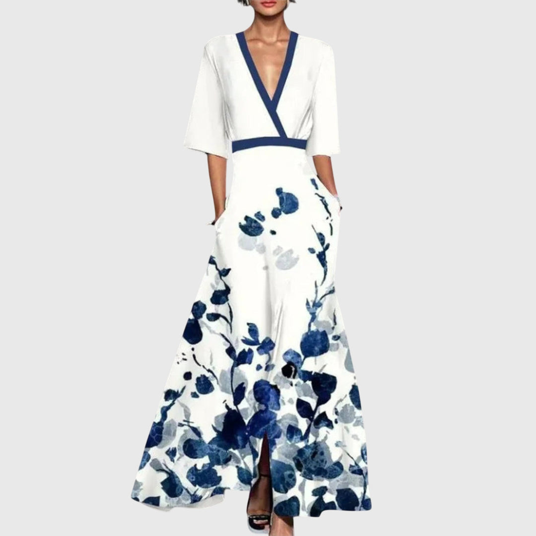 Izabella | Elegancka Sukienka Maxi z Charakterem