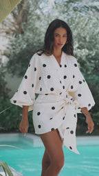 Elowina – Bluzka lniana z b ufiastymi rękawami