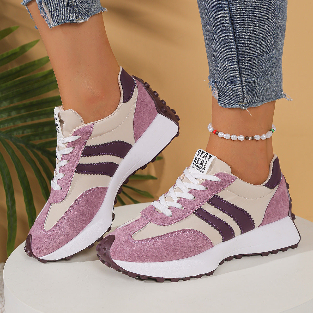 Juvella – Skórzane stabilizujące buty casualowe