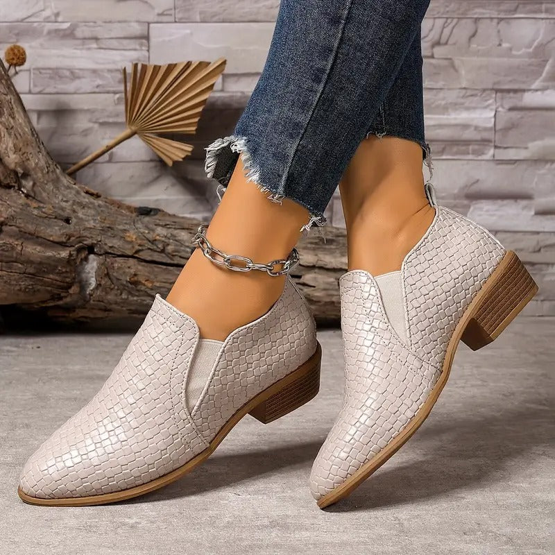 Zenona – Skórzane buty ortopedyczne Oxford