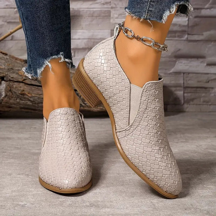 Zenona – Skórzane buty ortopedyczne Oxford