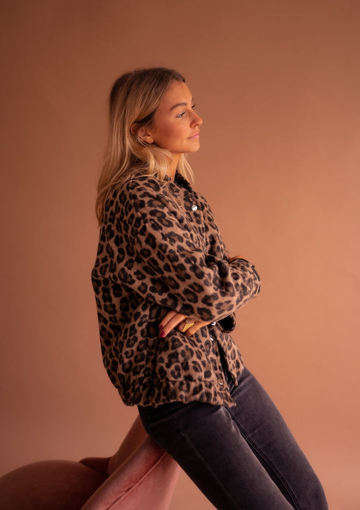 Beatka | Modna kurtka w panterkę