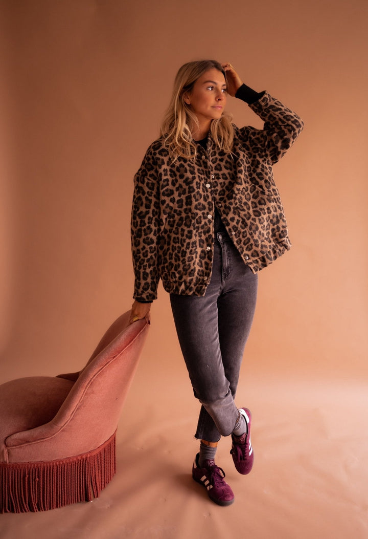 Beatka | Modna kurtka w panterkę